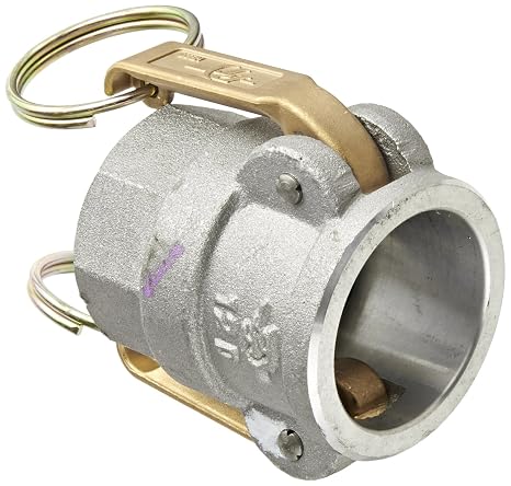 PT Coupling Basic Standard Series Polypropylene Cam and Groove Hose Fitting, D-Coupler, 1" Coupler x NPT Female