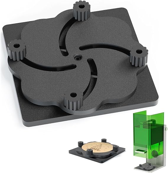 Adjustable Self-Centering Fixture for xTool F1, Keeps Items Stable Always