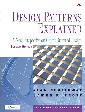 Design Patterns Explained: A New Perspective on Object-Oriented Design (Software Patterns)