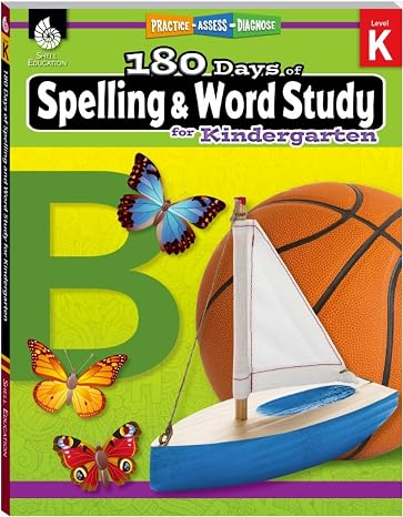 180 Days: Spelling and Word Study for Kindergarten: Practice, Assess, Diagnose