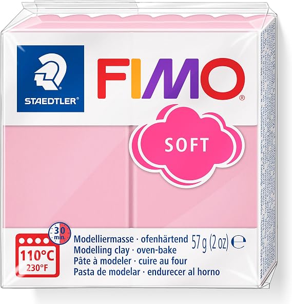 Staedtler Fimo 8020-T21 Fimo Soft Modelleme Kili 57 gr Pembe