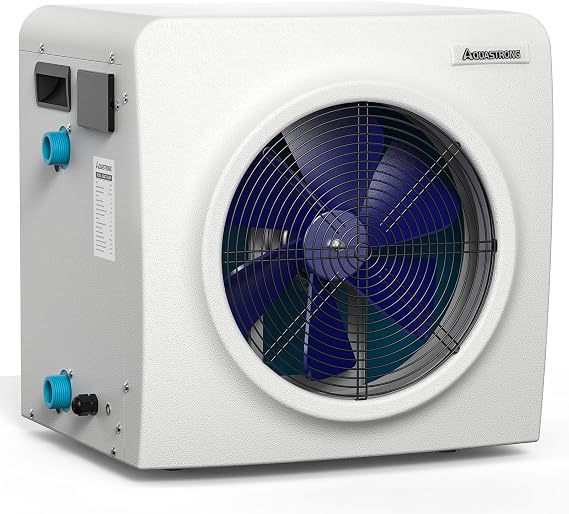 AQUASTRONG Swimming Pool Heat Pump,Pool Heater for Above Ground and Inground Pool, Heating and Cooling Pool Heater, for 3000 Gallons