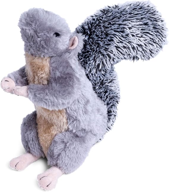 Petface Cyril The Squirrel Plush Dog Toy with Squeaker (Pack of 1)