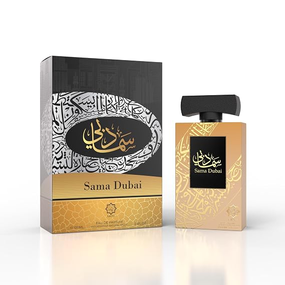 Sama Dubai Eau de Parfum 100ml | Bold Oriental Woody Fragrance with Leather, Amber, and Vanilla | Luxury Long-Lasting Signature Perfume for Men