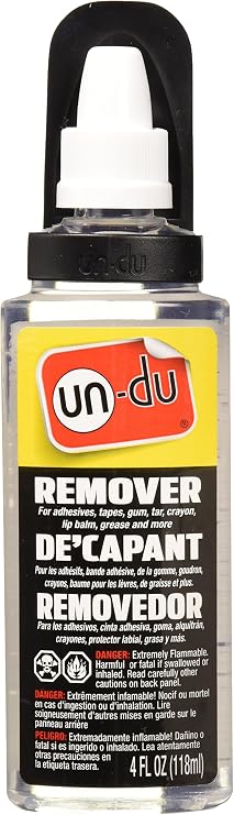 un-du Original Formula Sticker, Tape and Label Remover (Cannot Be Sold in California) - 4 Ounce | 4 Ounce
