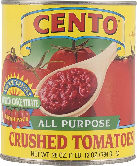 Cento All Purpose Crushed Tomatoes, 28 Oz, Pack Of 6