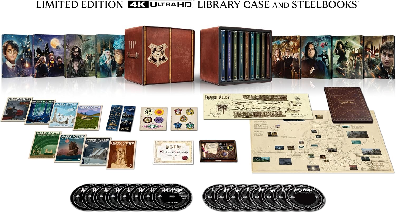 Harry Potter 25th Anniversary SteelBook Collection [4K Ultra HD] [2001-2011]