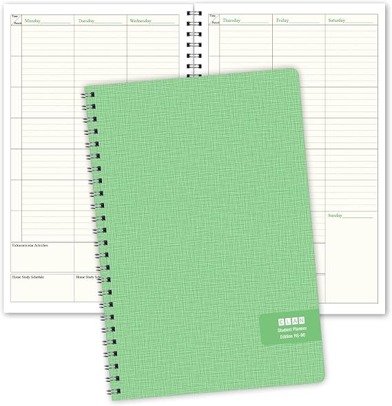 Elan Publishing Company Deluxe Full-Year Student Planner for High School 40 Weeks (HS-90)