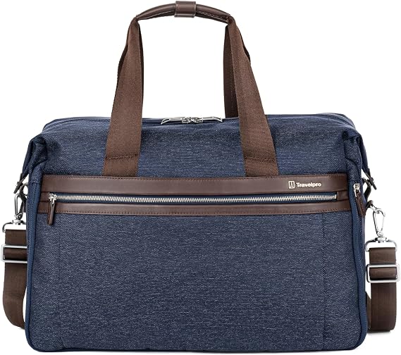 Travelpro Platinum Elite Carry-On Luggage Duffel Bag, Blue, 19-Inch | Soft 49L Capacity Travel for Weekenders & Gym Compliant, Ideal for Men & Women Travelers