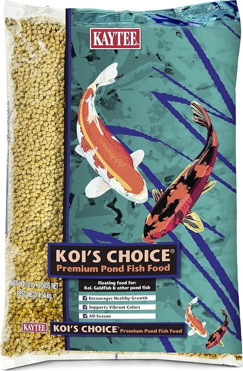 Kaytee Koi's Choice Floating Fish Food for Koi, Goldfish & Pond Fish