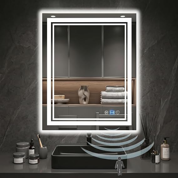 24"x32" Backlit Frontlit LED Wall Mount Bathroom Vanity Mirror