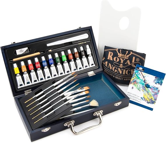 Royal & Langnickel RSET-ACRY2000 Gold Acrylic Painting Box Set