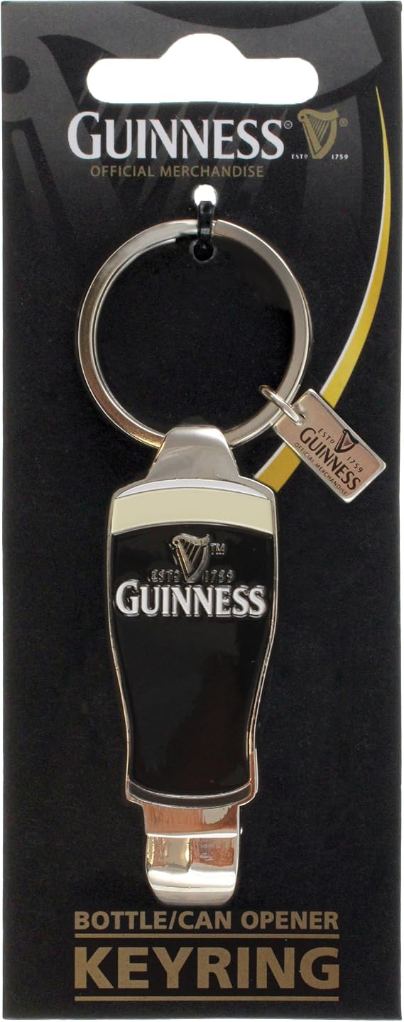 Guinness® Pint Bottle Opener Keyring