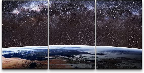 wall26 - Earth from Outer Space - Canvas Art Wall Art - 246 Panels