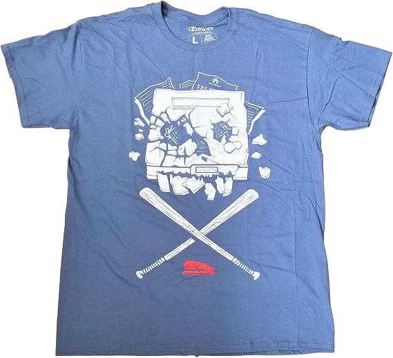 Loot Crate Exclusive Office Space T-Shirt Large Blue