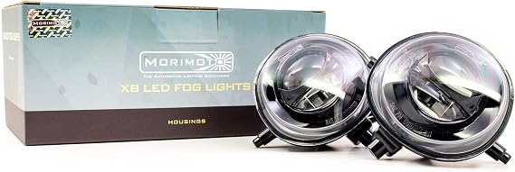 Morimoto XB LED Foglights, Type Z Plug and Play Foglight Housing Upgrade, Fits Mazda Miata MX-5 2006-2015, DOT Approved Assembly with White LED Chips, UV Resistant, (1x LF200)