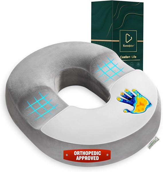 Donut Cushion Ergonomic Coccyx Support Hemorrhoid Cushions