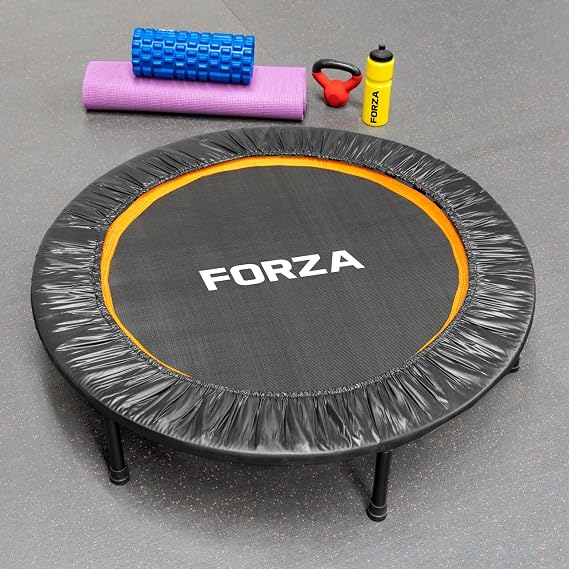 FORZA Mini Exercise Trampoline | 40-Inch Fitness Rebounder for Cardio Workouts – Portable and Compact – Indoor & Outdoor Use