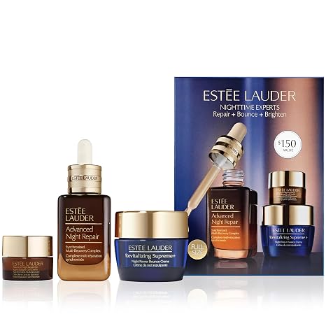Estee Lauder Advanced Night Repair Face Serum Synchronized Multi-Recovery Complex with Hyaluronic Acid & Peptides | Anti Aging & Hydrating Serum