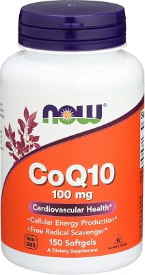 NOW Foods, Coq10 100mg, 150 Soft Gels