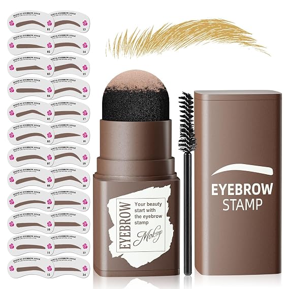 Eyebrow Stamp Stencil Kit, Eyebrow Stencils for Shaping, Blonde