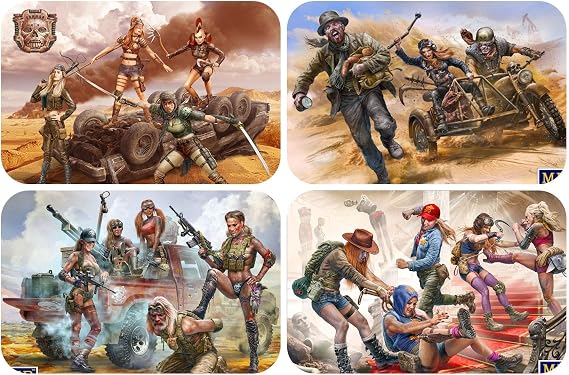 Masterbox Bundle LOT of Desert Battle Series 4 Plastic Kits 1/35