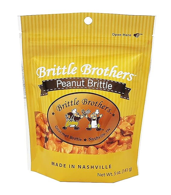 Brittle Brothers Peanut Brittle, 5 Ounce
