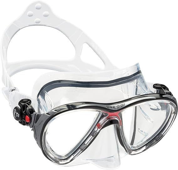Cressi Big Eyes Evolution, Clear/red [Duplicate]