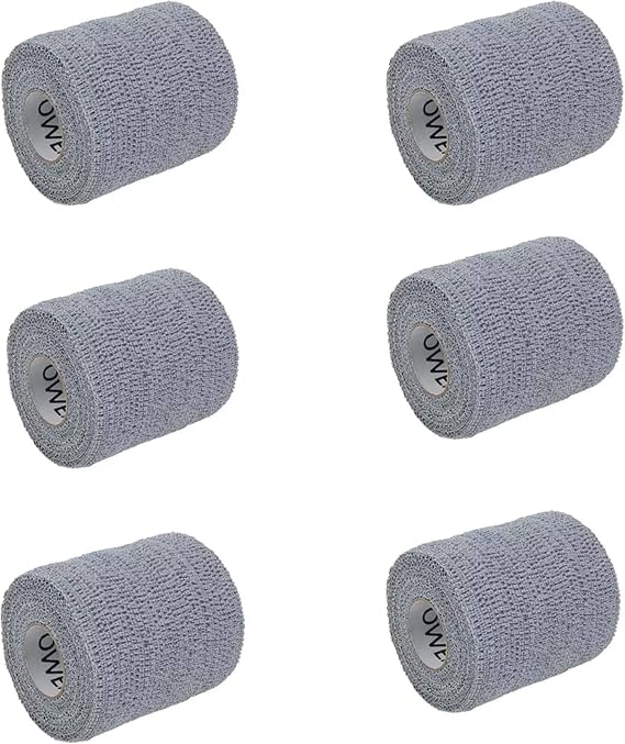 Powerflex Stretch Athletic Tape - 6 Rolls