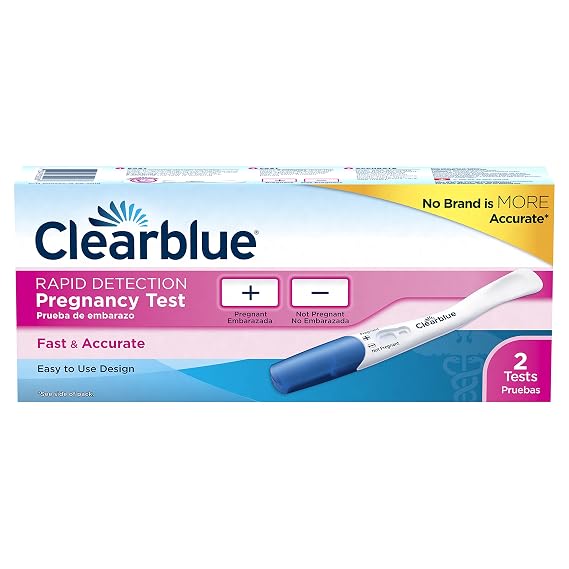 Clearblue Rapid Detection Pregnancy Test, 2 Count
