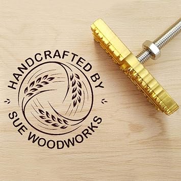 Custom Branding Iron for Wood Wedding Gift,Handcrafted by Design 1"x1"