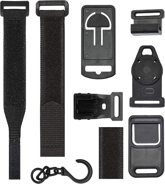 Universal Multimeter Magnet, Hook, and Clip Hanging Strap Kit | Works with Most Multitesters Including Fluke and Klein Tool Meters