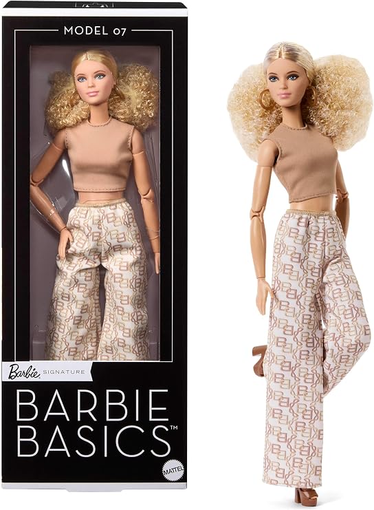 Barbie Basics 07 Siyah Uzun Saçlı JJX26