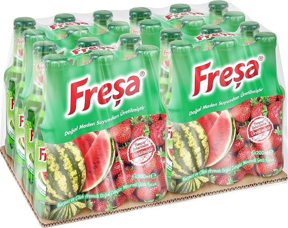 Freşa Karpuz-Çilek Aromalı Madensuyu 24'lü