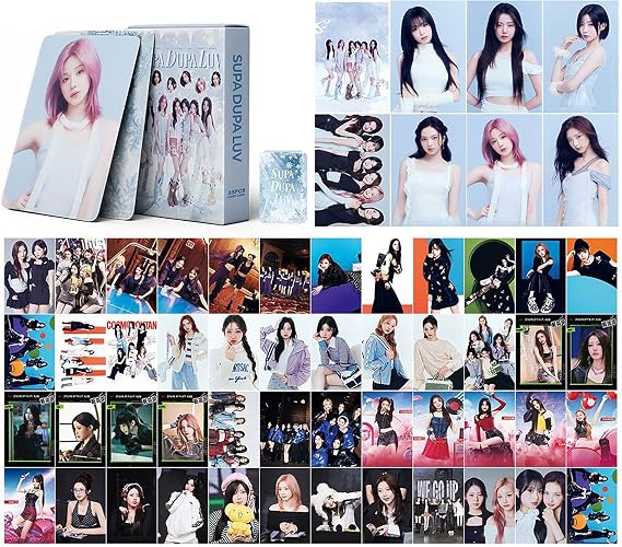 MXP 55pcs BABYMONSTER Album Postcards Supa Dupa Luv Cards BM Little Monsters Photocards LOMO Cards For Fans