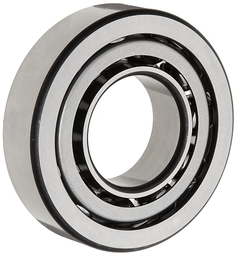FAG Bearings 7205B-TVP Single Row Angular Contact Ball Bearing, Open, 40 Contact Angle, Polyamide/Nylon Cage, Normal Clearance, Metric, 25mm ID, 52mm OD, 15mm Width, 16000rpm