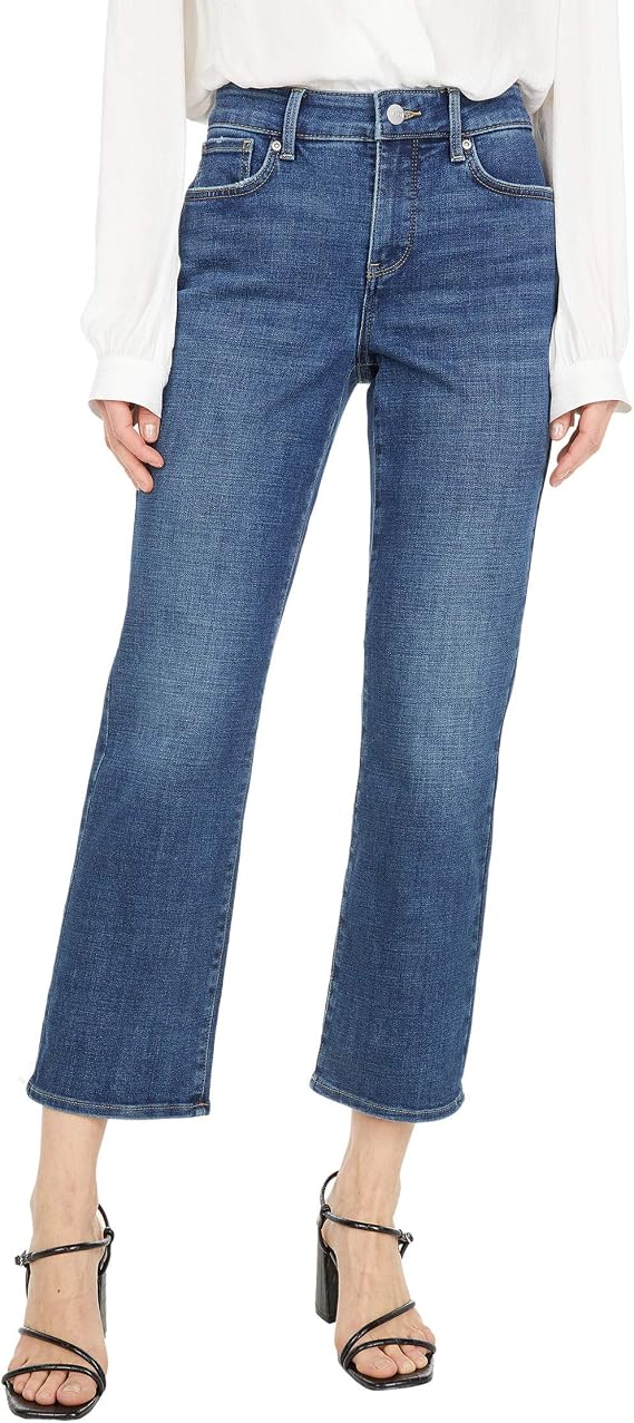 Nydj Womens Marilyn Straight Ankle Jeans In Marcel