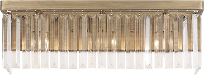 Varaluz 297B03HG Social Club Bath Vanity, 3 Light, Havana Gold