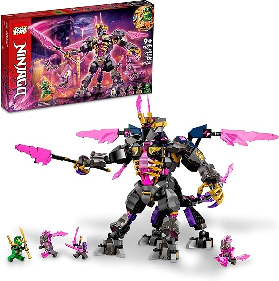 LEGO NINJAGO The Crystal King Set, 71772 Battle Toy for Kids with Posable Centaur Action Figure and Lloyd Minifigure
