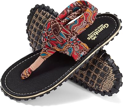 Gumbies Slingback Womens Flip Flops, with Supersoft Toe Post and Durable Recycled Rubber Sole - Comfort