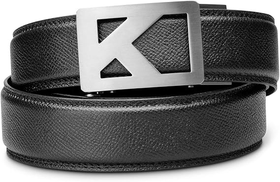 KORE Titanium Track Belts | Tribute Buckle & Pebble-Grain Belt