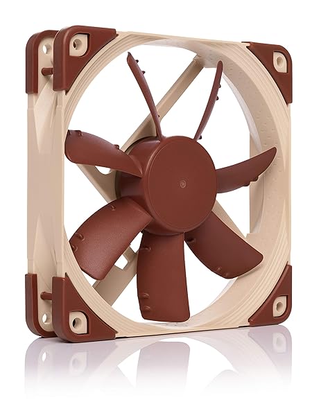 Noctua NF-S12A PWM, High-Performance Quiet Fan 120mm | High Airflow, Low Noise, 25mm Thick Fan, for PC and Electronics Cooling, Rich Accessory Kit, 1200rpm 3-Pin
