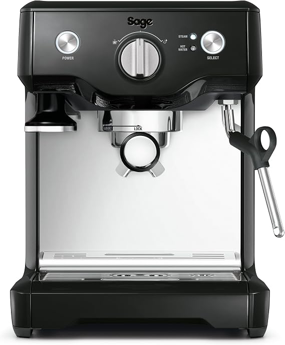 Sage by Heston Blumenthal the Duo-Temp Pro Coffee Machine, BES810BKS, Black Sesame