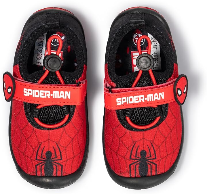 Marvel Spiderman Water Shoes for Kids, Barefoot Beach and Swim Shoes