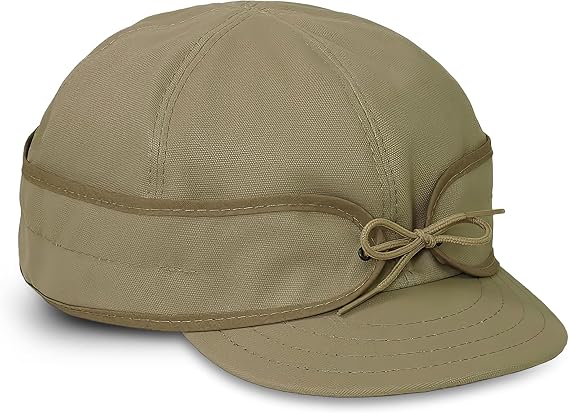 Stormy Kromer The Field Cap | Men's Baseball Cap with Pulldown Earband, Cotton Canvas Outdoor Hat for Sun and Wind Protection