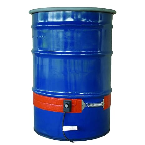 BriskHeat ECONO55-1 ECONO Metal Drum Heater, Fits 55-Gallon Drums, 2-Layer Reinforced Silicone Rubber, W x L: 3.6 x 70-Inch, Diameter: 22.3-Inch, 120VAC