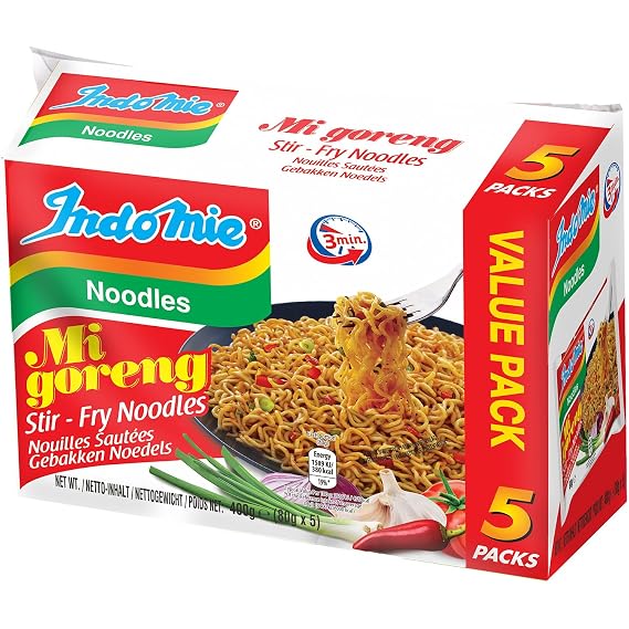 Indomie Noodles Fried Noodles 5er Pack (5 x 80g)