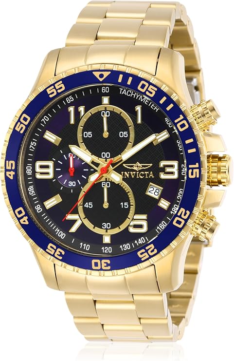 Invicta Men's Specialty Chronograph Textured Dial Stainless Steel Watch