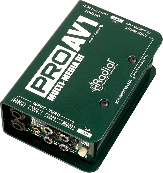 Radial Engineering R8001112 Pro AV1 Direct Box