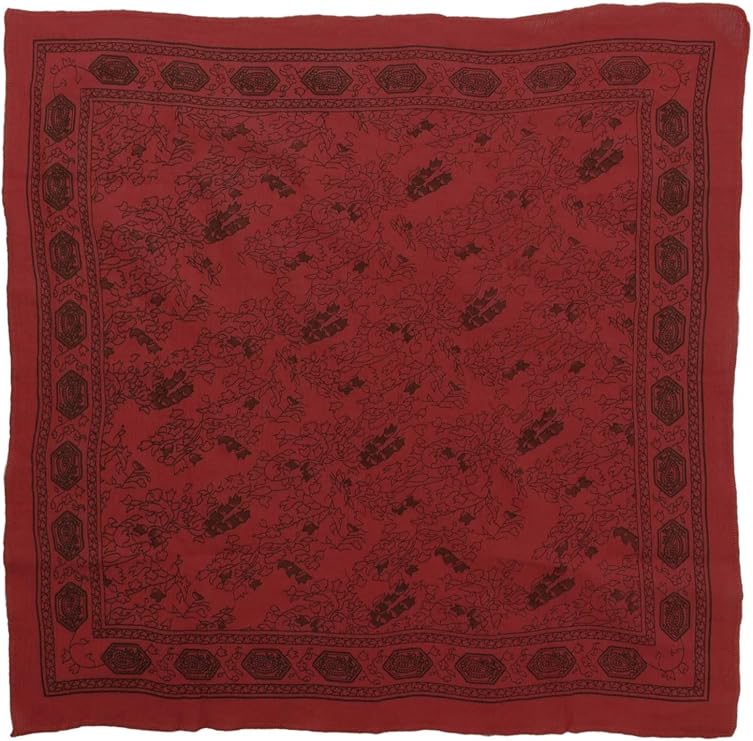 Disney Jack Sparrow Adult Headscarf - Square Gauze Fabric, Officially Licensed